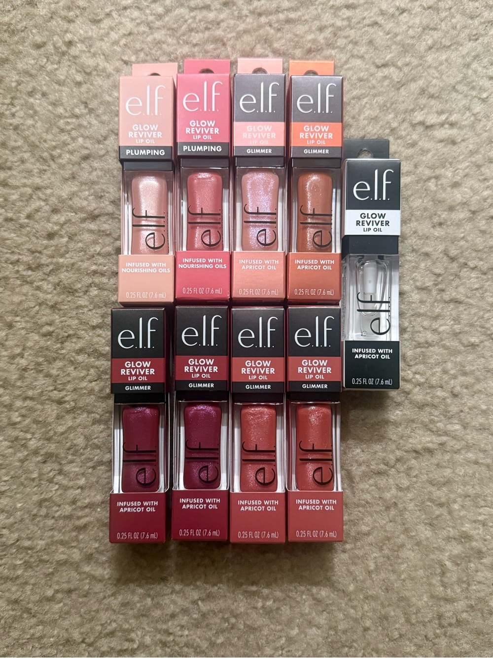 Elf Glow Reviver Lip Oil (Bundle of 9)